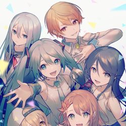 This is a pixiv picture whose title is プロセカ1周年.