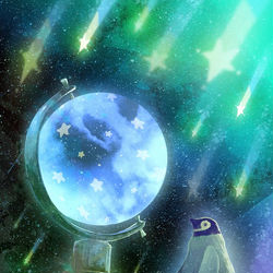 This is a pixiv picture whose title is Shooting Star.