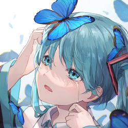 This is a pixiv picture whose title is Butterfly Effect.