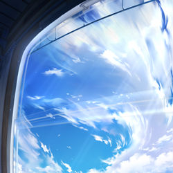 This is a pixiv picture whose title is 远方.