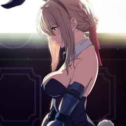 This is a pixiv picture whose title is ヴァイオレット・エヴァーガーデン.