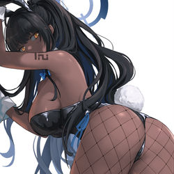 This is a pixiv picture whose title is 黑兔女郎.