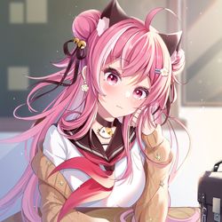 This is a pixiv picture whose title is 更新~喵咕.