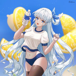 This is a pixiv picture whose title is commission.