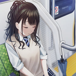 This is a pixiv picture whose title is 灯織.