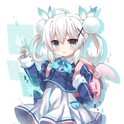 This is a pixiv picture whose title is 🐇.