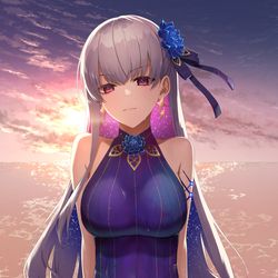 This is a pixiv picture whose title is 水着カーマ.