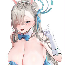 This is a pixiv picture whose title is バニーアスナ.