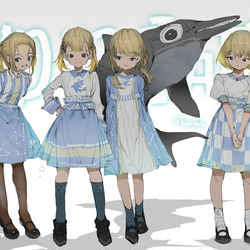 This is a pixiv picture whose title is 親友.