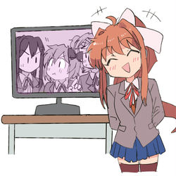 This is a pixiv picture whose title is どきどき文芸部!!!!!.