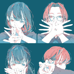 This is a pixiv picture whose title is Odd Eyed October。.