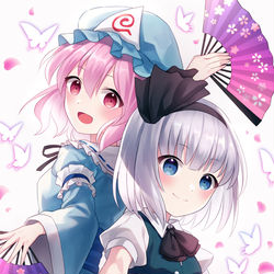 This is a pixiv picture whose title is 冥界組.