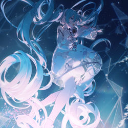 This is a pixiv picture whose title is Miku Expo2021.