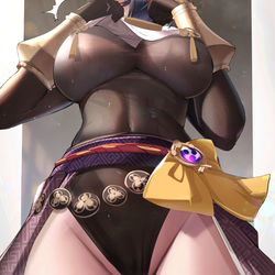 This is a pixiv picture whose title is 九条裟羅.