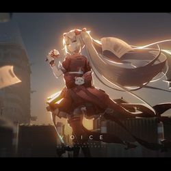 This is a pixiv picture whose title is Voice.
