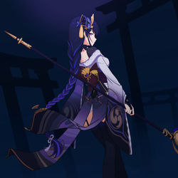 This is a pixiv picture whose title is Shogun.