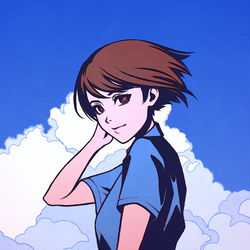 This is a pixiv picture whose title is nozomi.