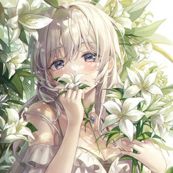 This is a pixiv picture whose title is 🌼.