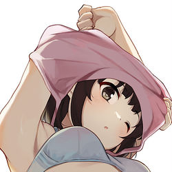 This is a pixiv picture whose title is 加藤恵.