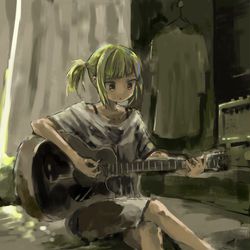 This is a pixiv picture whose title is 夜明けの歌.