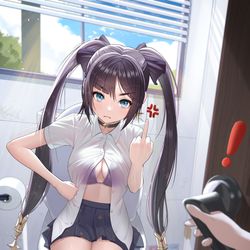 This is a pixiv picture whose title is 嗯嗯.
