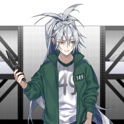 This is a pixiv picture whose title is Squid Game x 999.