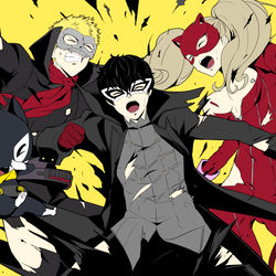 This is a pixiv picture whose title is ペルソナ１～5まとめ.