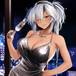 This is a pixiv picture whose title is 酔い潰れてしまわないようにな？.