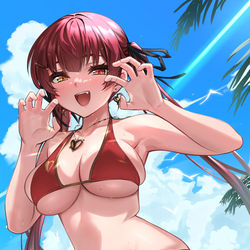This is a pixiv picture whose title is 宝鐘マリン.