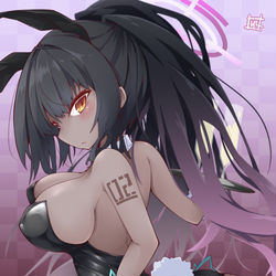 This is a pixiv picture whose title is けつでかくろうさぎ.