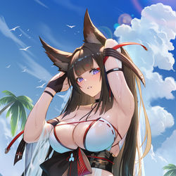 This is a pixiv picture whose title is 天城 走水静莲.
