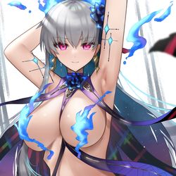 This is a pixiv picture whose title is 水着カーマ.