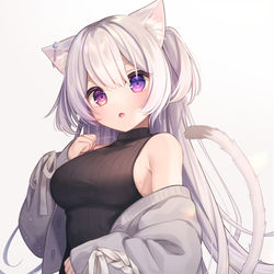 This is a pixiv picture whose title is にゃ.