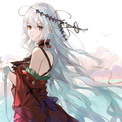 This is a pixiv picture whose title is 画了散发红蒂.