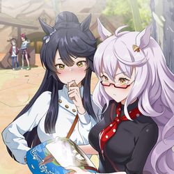 This is a pixiv picture whose title is みんなの休日.