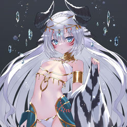 This is a pixiv picture whose title is ホワイトタイガーの踊り子.