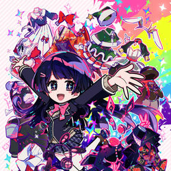 This is a pixiv picture whose title is ◆Works◆『月ノ美兎は箱の中』キービジュアル.