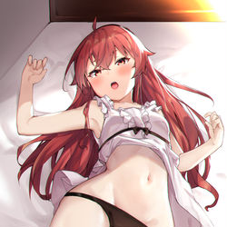 This is a pixiv picture whose title is 朝.