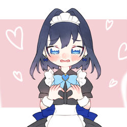 This is a pixiv picture whose title is moe moe kyun 💙.