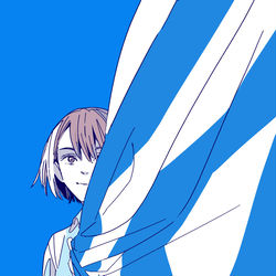 This is a pixiv picture whose title is 道標.