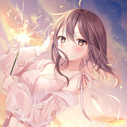This is a pixiv picture whose title is twilight.