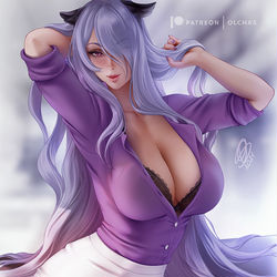 This is a pixiv picture whose title is Office Camilla / カミラ.