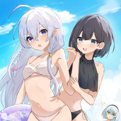 This is a pixiv picture whose title is skeb.