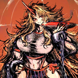 This is a pixiv picture whose title is 星熊勇儀.