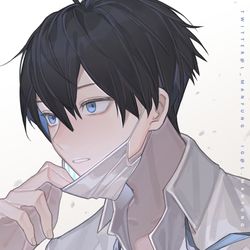 This is a pixiv picture whose title is 霧.