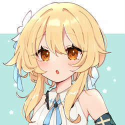 This is a pixiv picture whose title is モンドのNPC服.