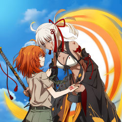 This is a pixiv picture whose title is いつかの空で.