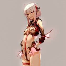 This is a pixiv picture whose title is サキュバスちゃん.