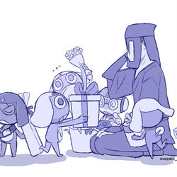 This is a pixiv picture whose title is ケロロ小隊より愛をこめて.