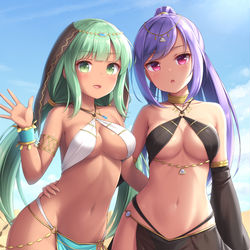 This is a pixiv picture whose title is ハウラと.